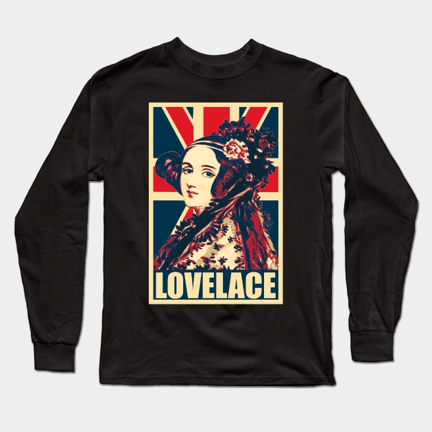 Ada Lovelace Long Sleeve T-Shirt by Nerd_art